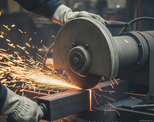 Резка газом и вулканитом