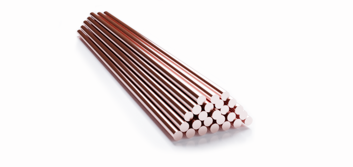 Медный пруток круг